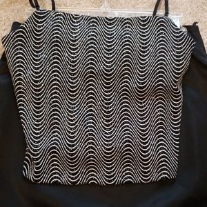 MAKE AN OFFER -Black and silver prom two piece set